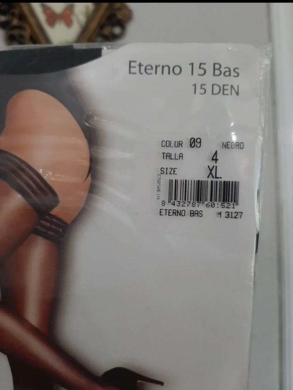 Ceclia de Rafael thigh highs shimmer shiny sexy hosiery pinup nwt black xl 4